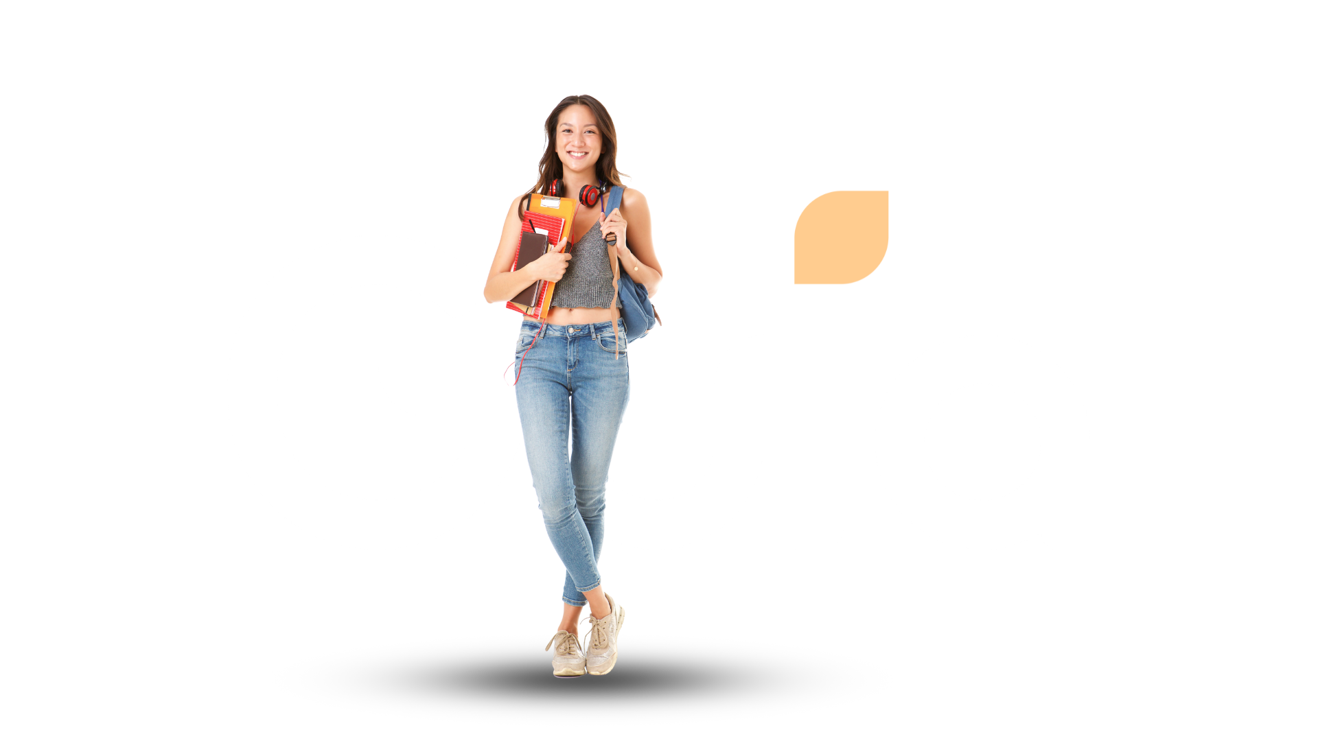 Illustration of student with Guia